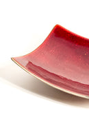 Centerpiece Bowl in Red Enameled Copper with Decorations by Studio Del Campo 60s