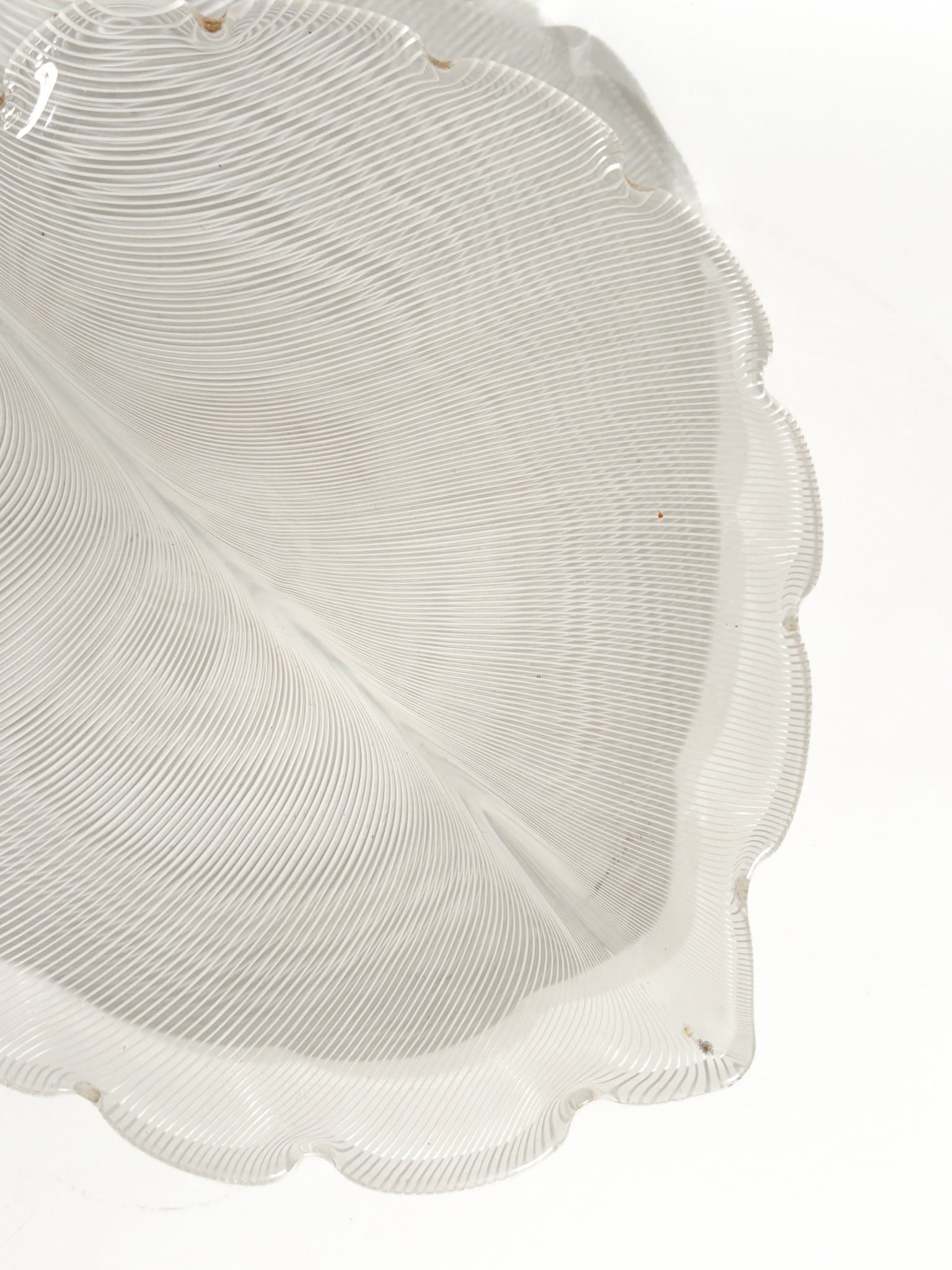 Foglia in Vetro di Murano di Tyra Lundgren per Venini del 1982