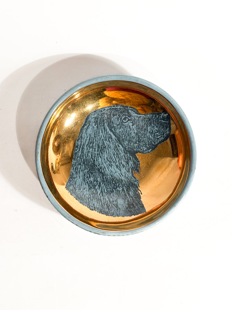Ciotola per Cani in Ceramica "Braque Allemand" di Piero Fornasetti Anni 60