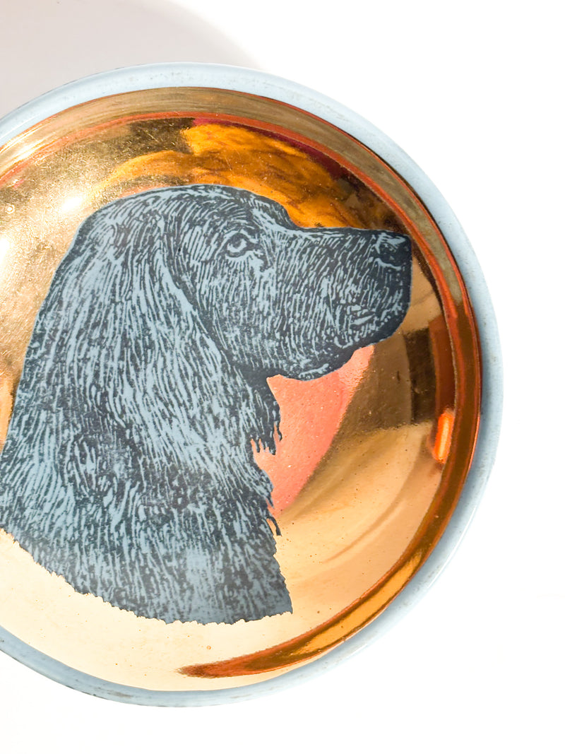 Ciotola per Cani in Ceramica "Braque Allemand" di Piero Fornasetti Anni 60