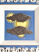 Piatto in Porcellana di Rosenthal "Il Sole di Capri" di Fornasetti anni 70