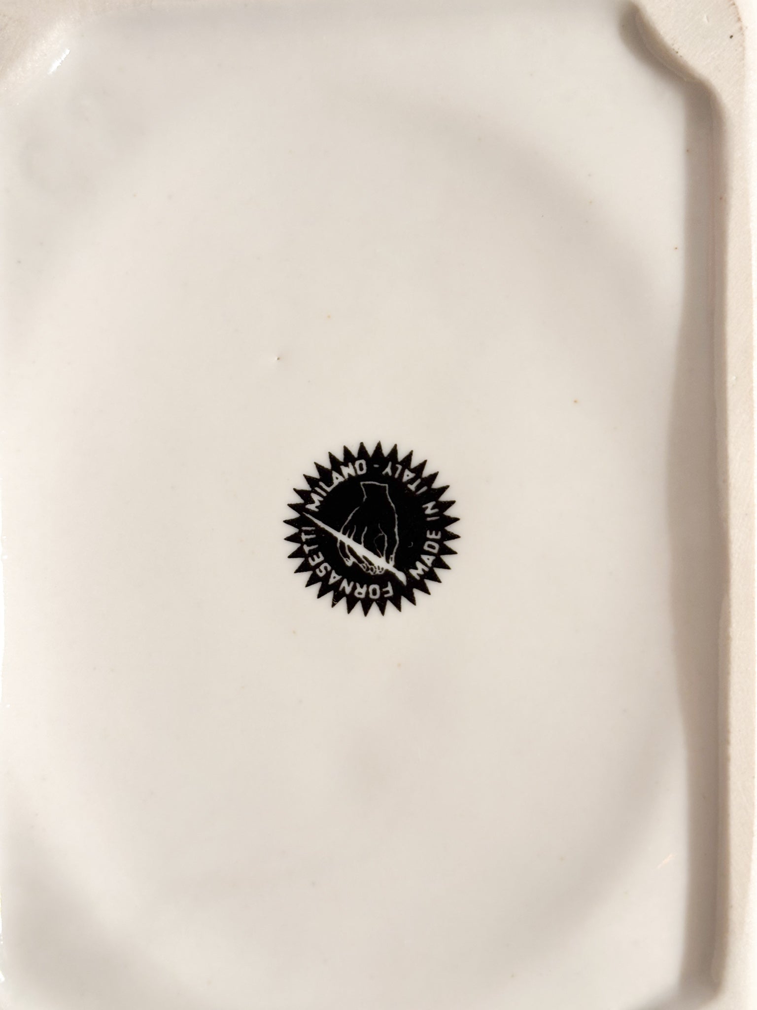 Posacenere a Vaschetta con Decoro con Moneta Romana Anni 50