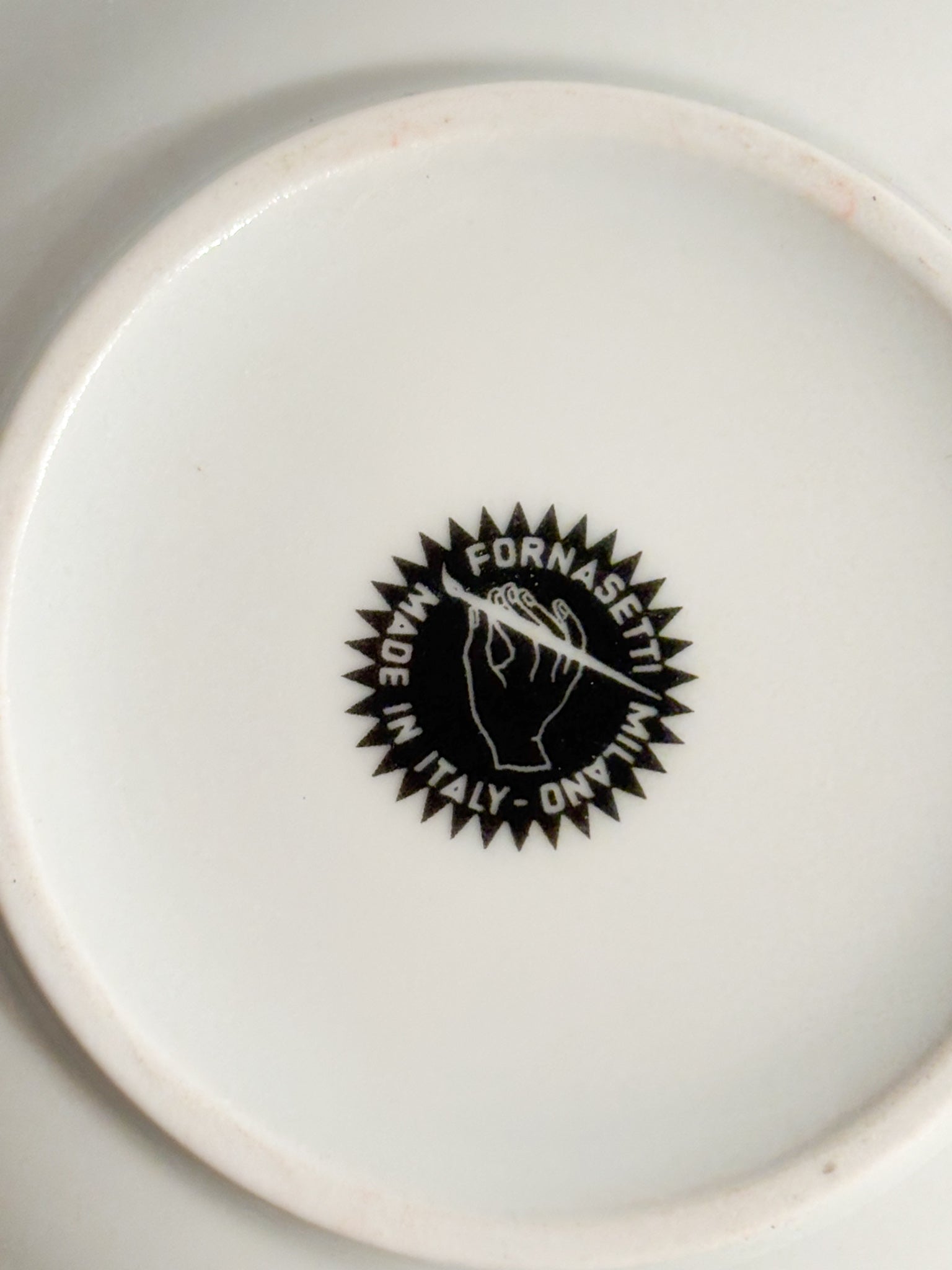 Scatola Tonda Collezione "Sole" di Fornasetti Anni 50