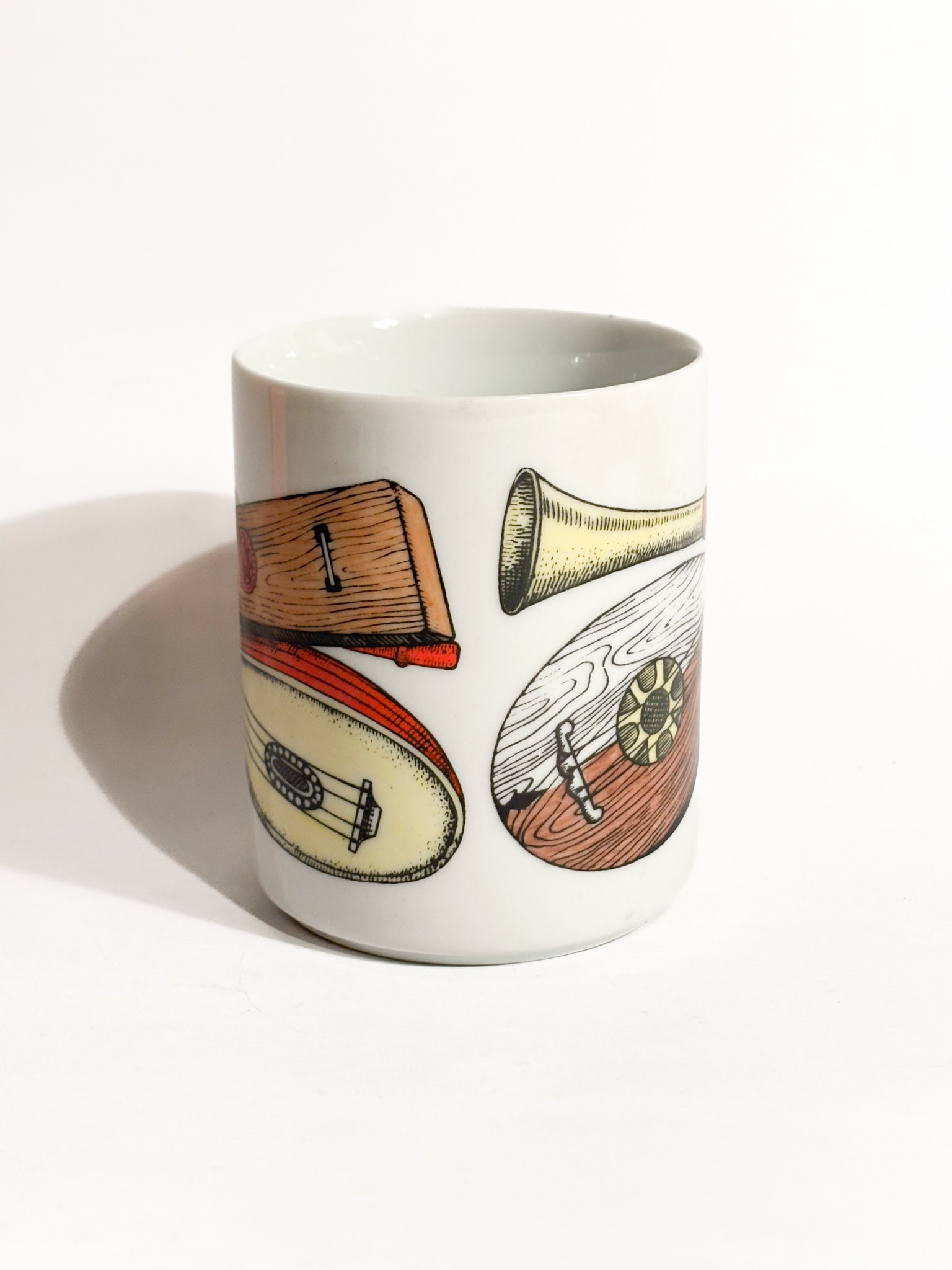 Portamatite in Ceramica "Strumenti Musicali" di Fornasetti Anni 60