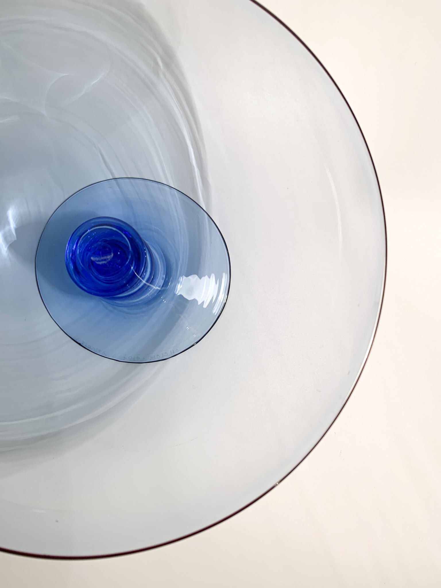 Murano Glass Centerpiece by Barovier & Toso Caravaggio Cup from the 1980s