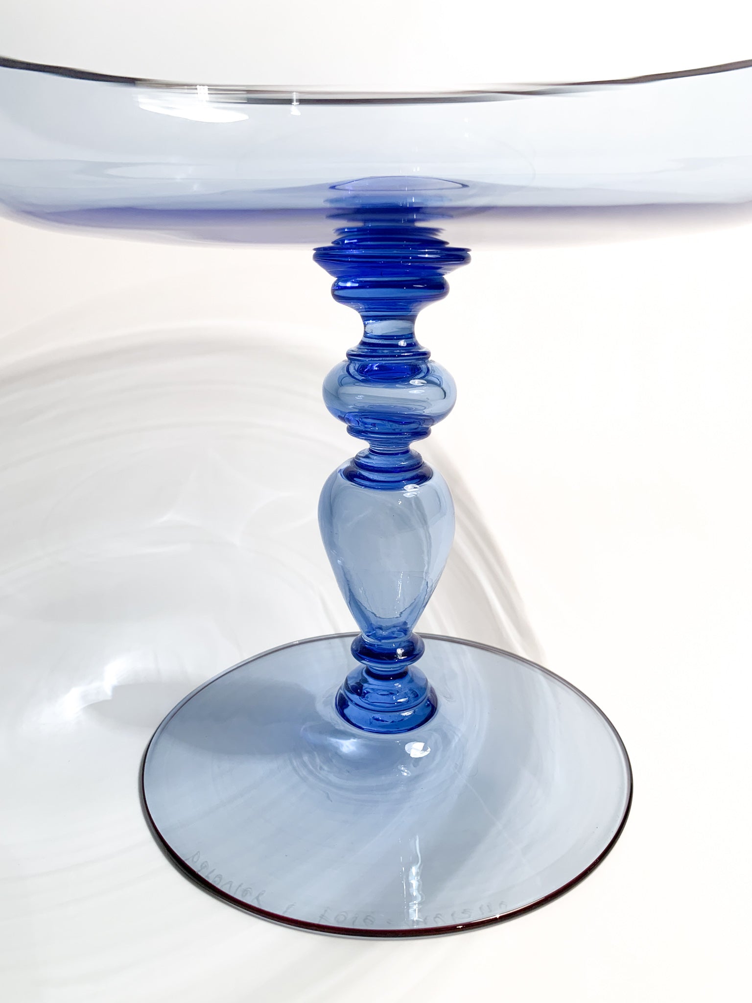 Murano Glass Centerpiece by Barovier & Toso Caravaggio Cup from the 1980s