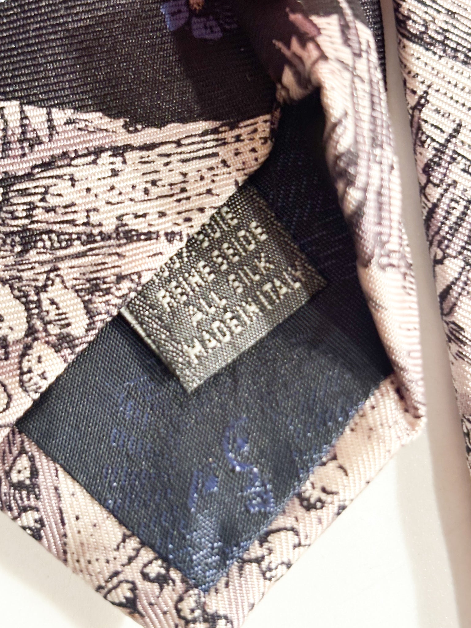 Cravatta in Seta "Fiori dal Cielo" di Piero Fornasetti Anni 60