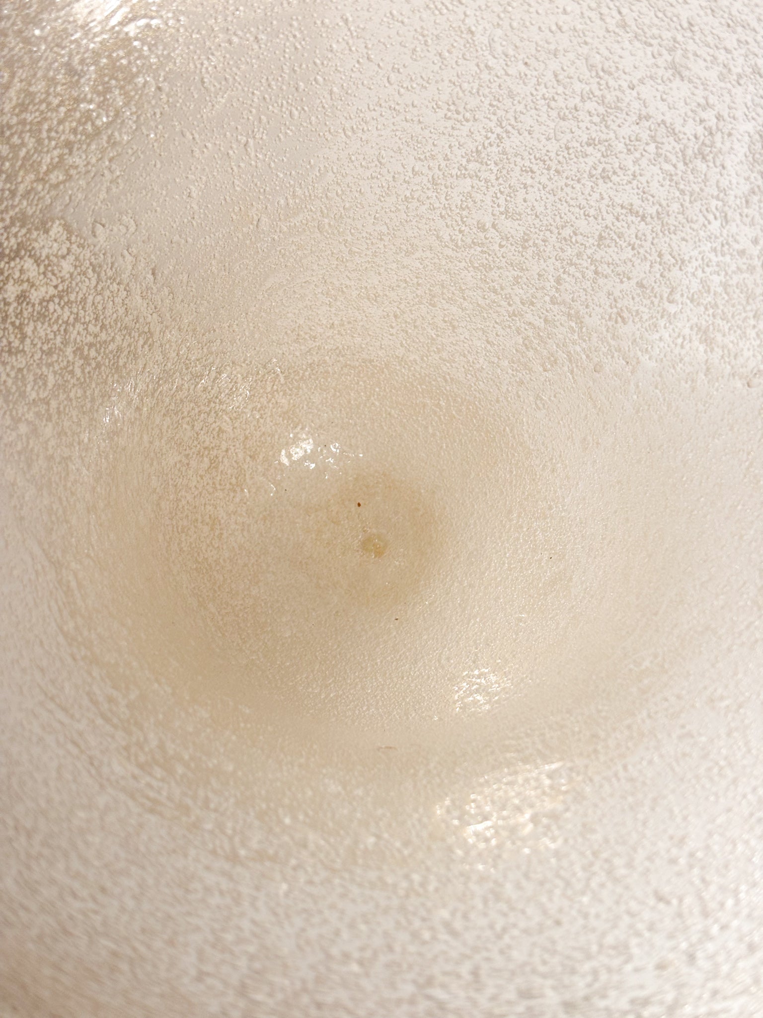 Vaso in Vetro di Murano Pulegoso Dorato Anni 50