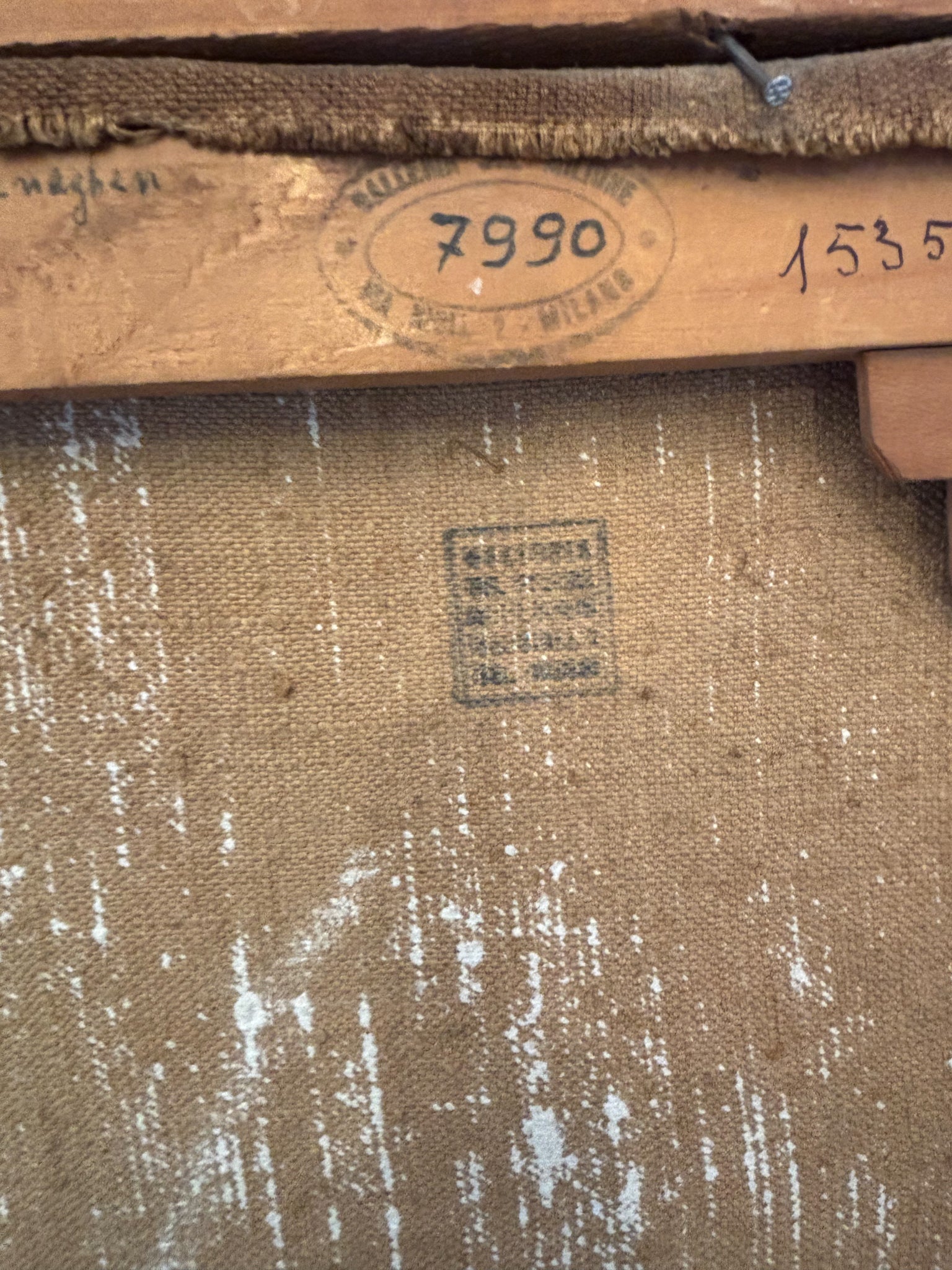 Dipinto Olio su Tela "I Noci" di Arturo Tosi del 1951