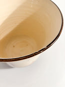 Vaso Cachepot in Ceramica di Galvani Pordenone Aerografata Anni 40