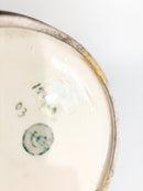 Vaso Cachepot in Ceramica di Galvani Pordenone Aerografata Anni 40