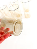 Set of 7 Murano glass glasses by Carlo Scarpa for Venini 1930s