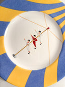 Hermès 'Circus' Breakfast Set in French Porcelain 80s