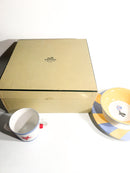 Hermès 'Circus' Breakfast Set in French Porcelain 80s