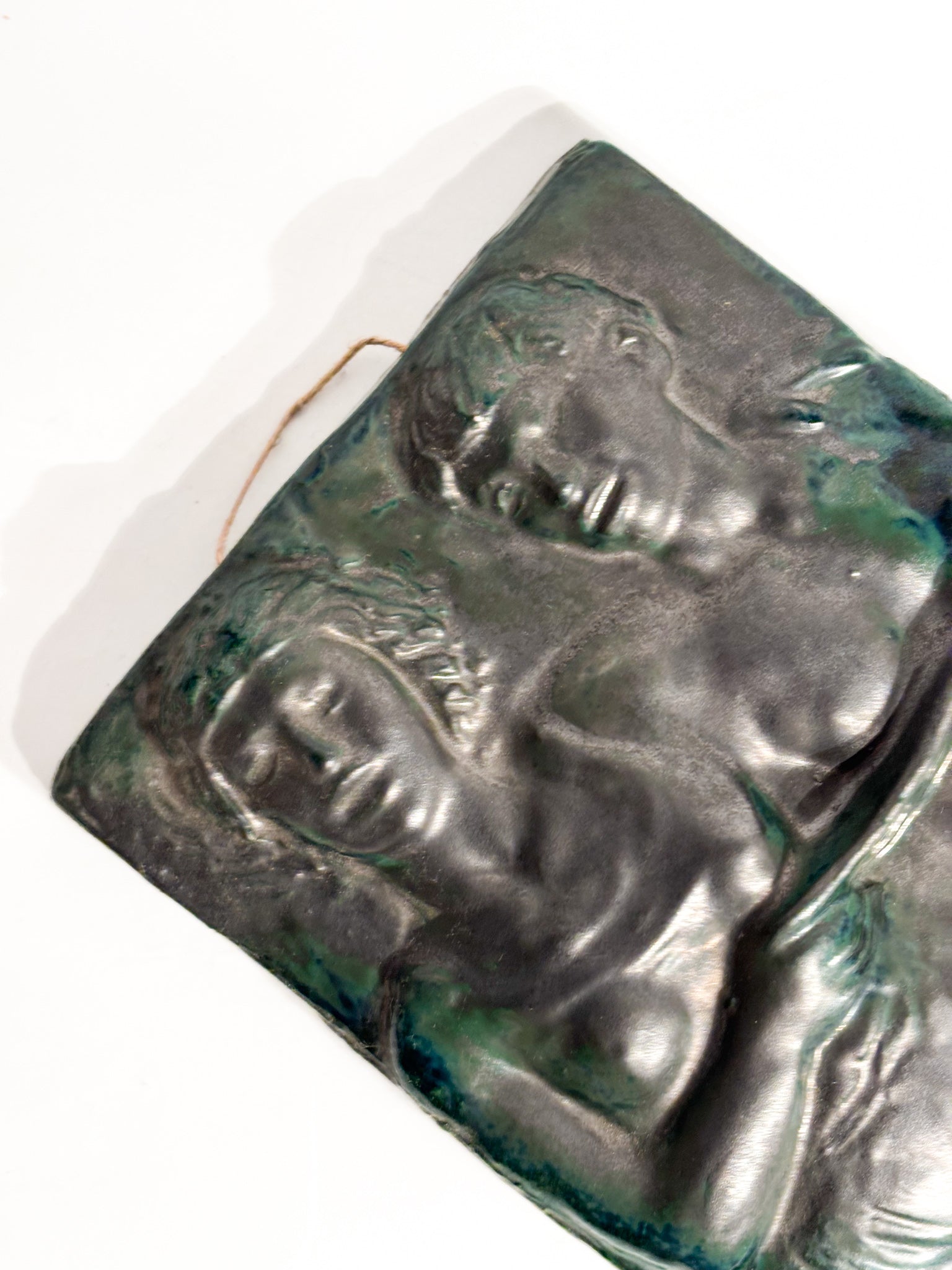 Piastra in Ceramica Scolpita Attribuita ad Angelo Biancini Anni 60