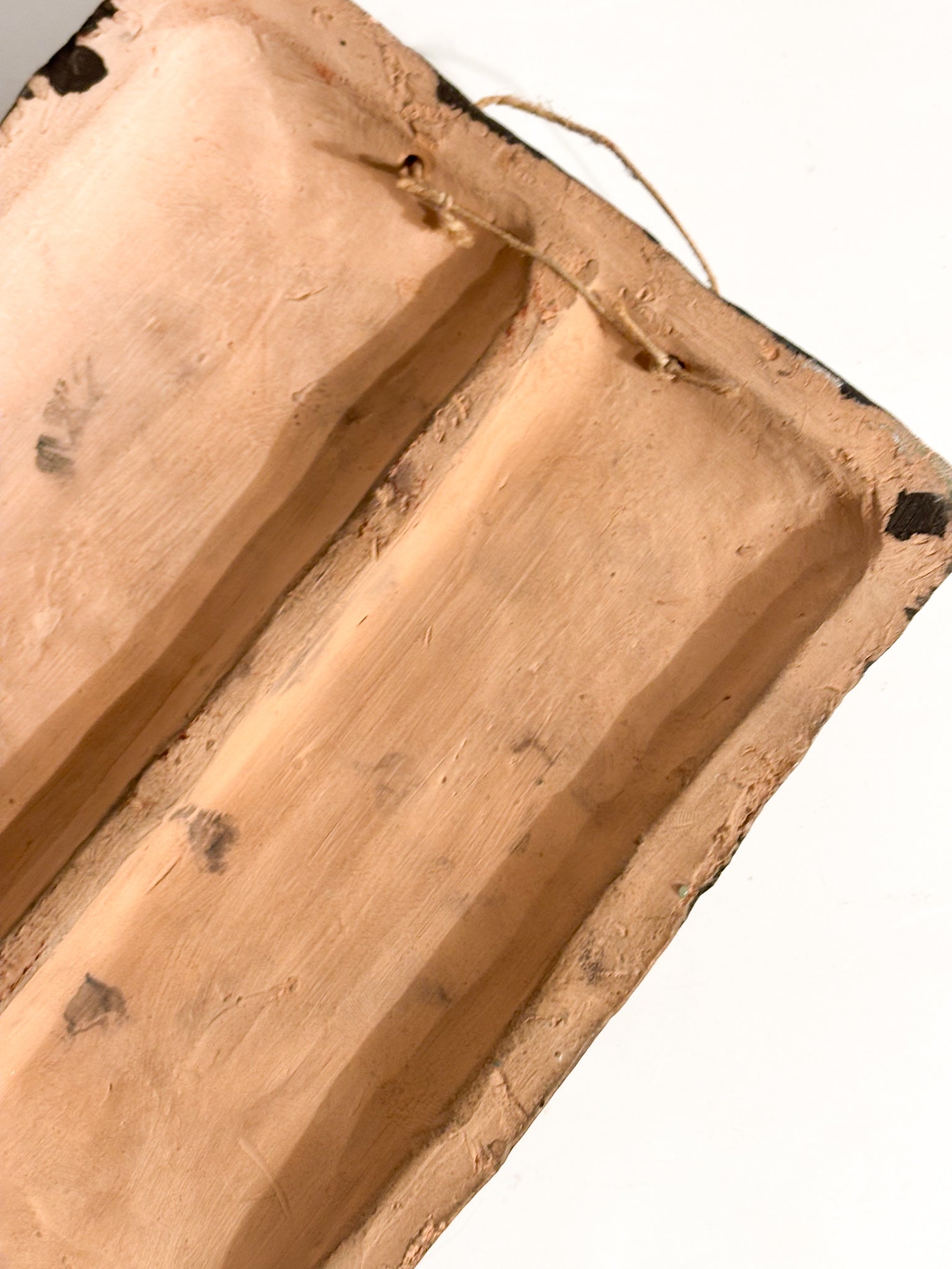 Piastra in Ceramica Scolpita Attribuita ad Angelo Biancini Anni 60