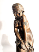 Scultura in Bronzo "La Schiava" Attribuita a Giacomo Ginotti XIX Secolo