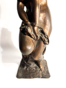 Scultura in Bronzo "La Schiava" Attribuita a Giacomo Ginotti XIX Secolo