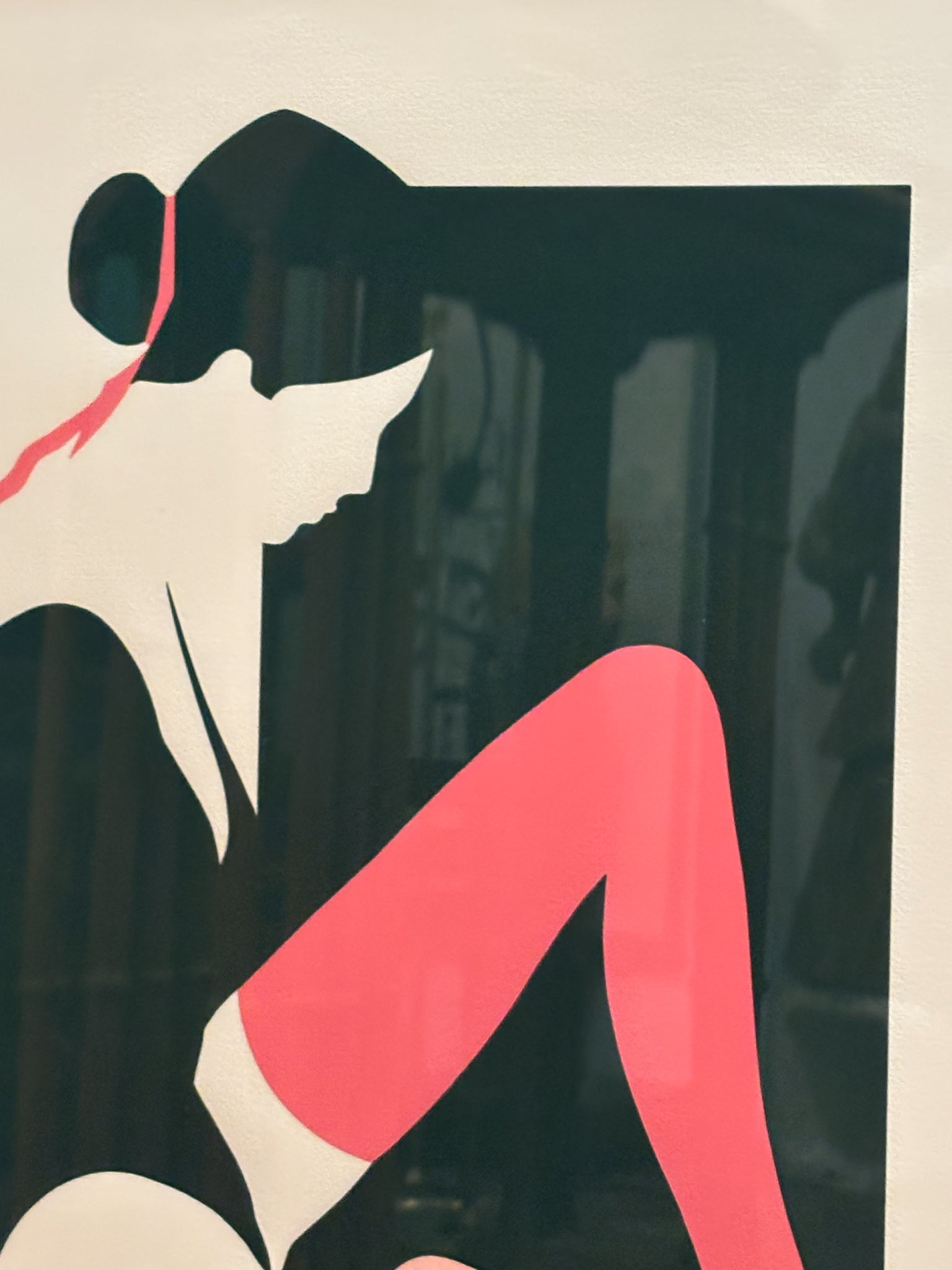 Litografia di Ritratto Femminile di Amleto Dalla Costa Anni 70