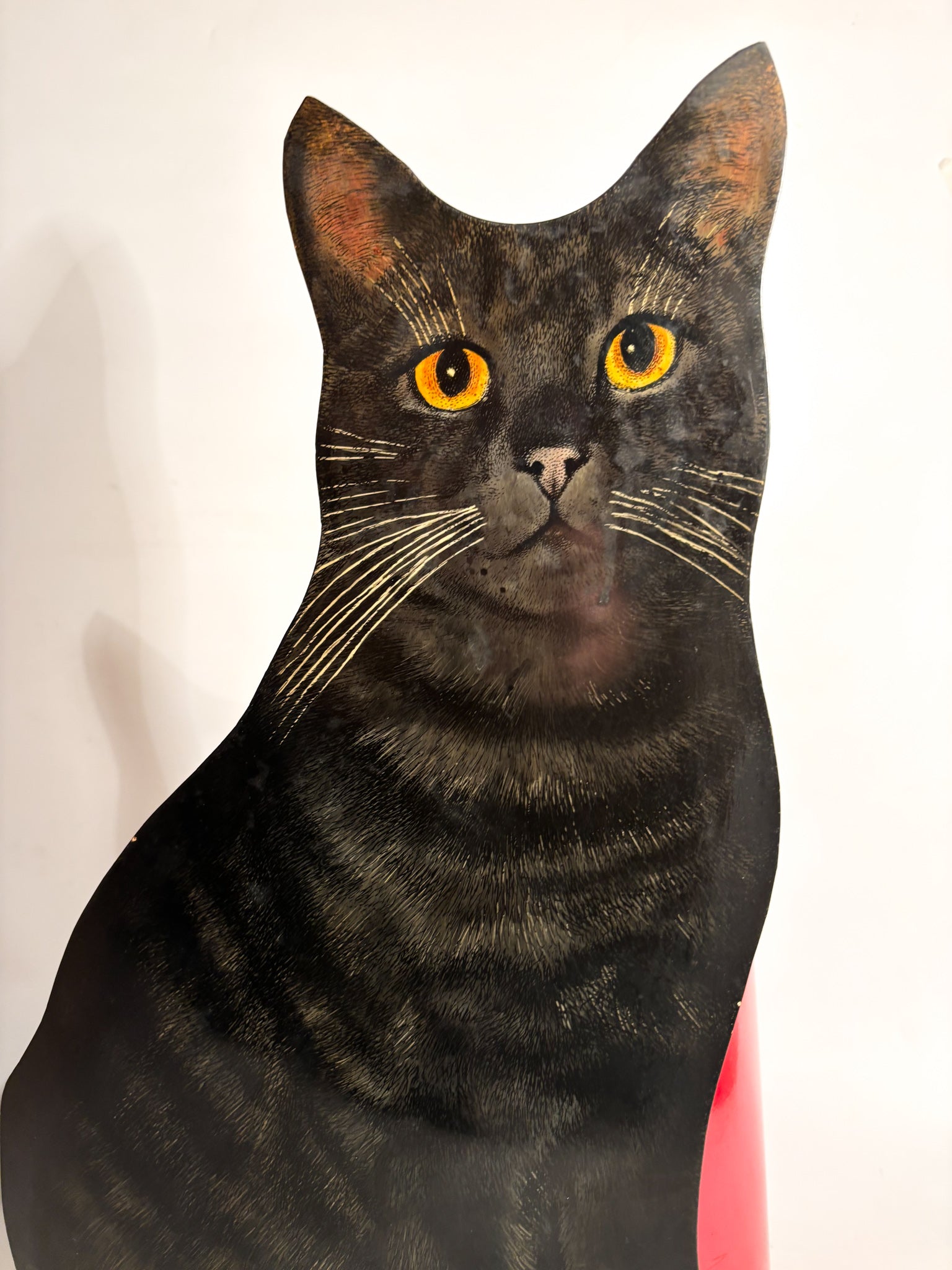 Cestino in Metallo Serie "Micione" di Piero Fornasetti Anni 70