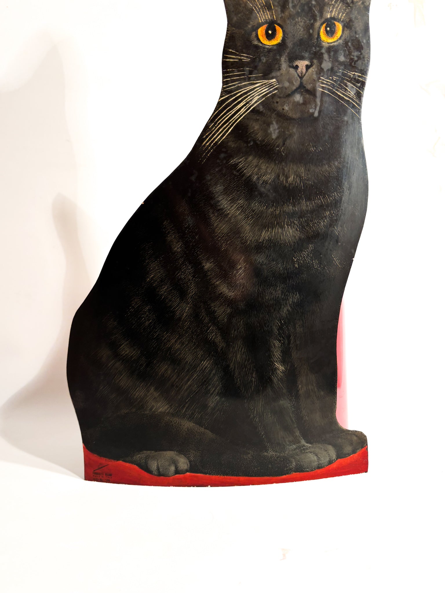 Cestino in Metallo Serie "Micione" di Piero Fornasetti Anni 70