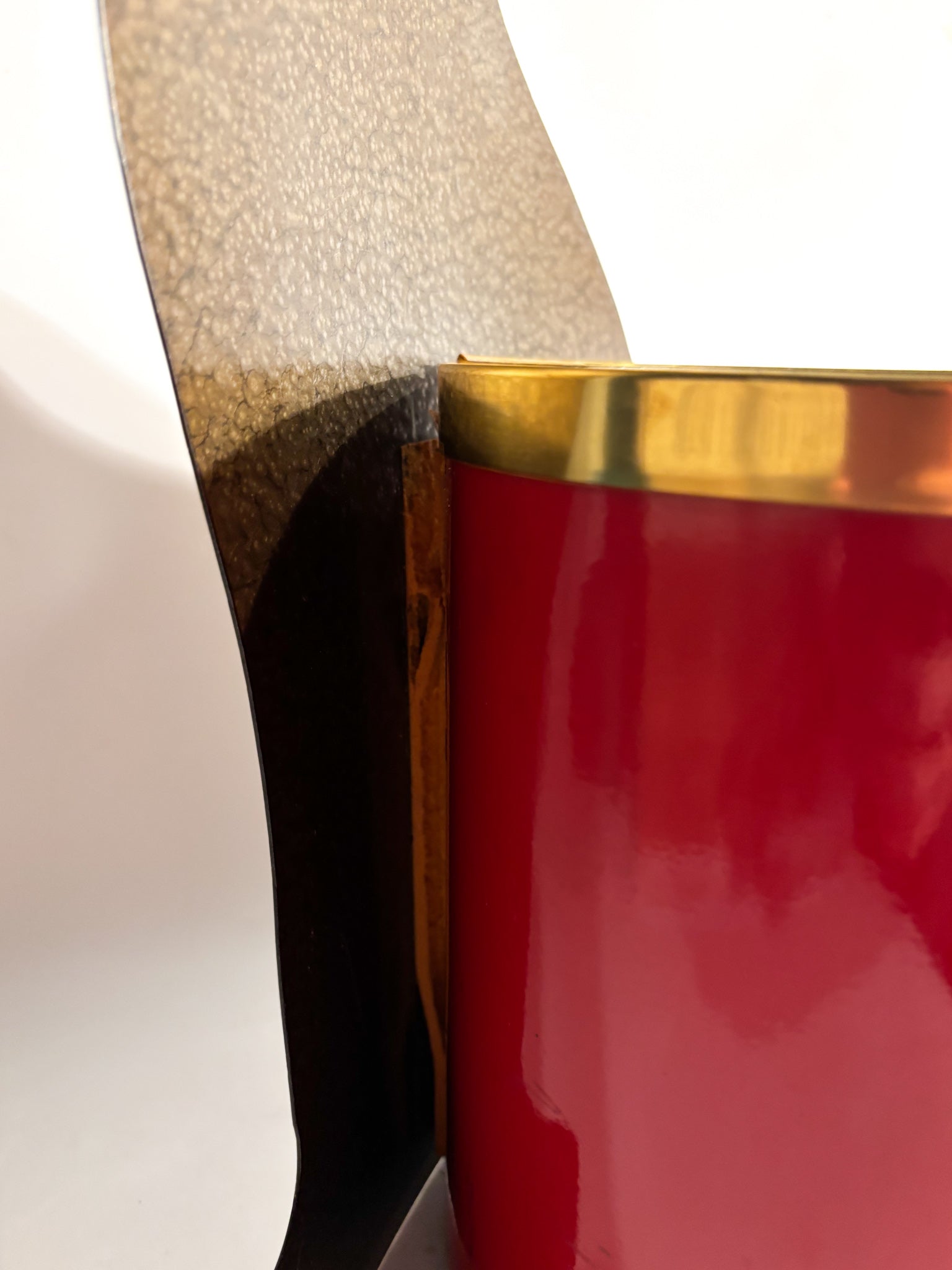 Cestino in Metallo Serie "Micione" di Piero Fornasetti Anni 70