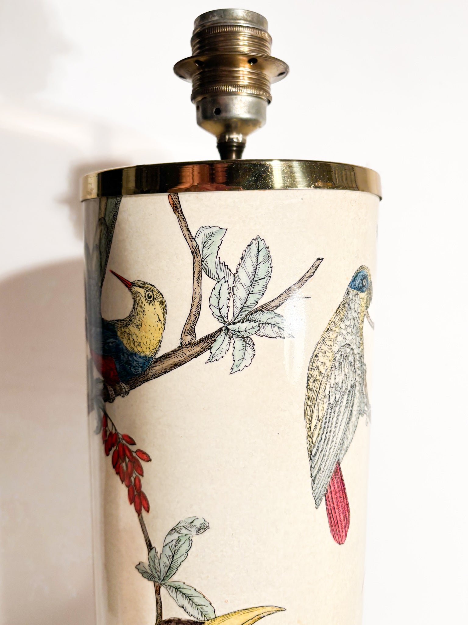 Lampada da Tavolo Serie Uccelli" di Piero Fornasetti Anni 70