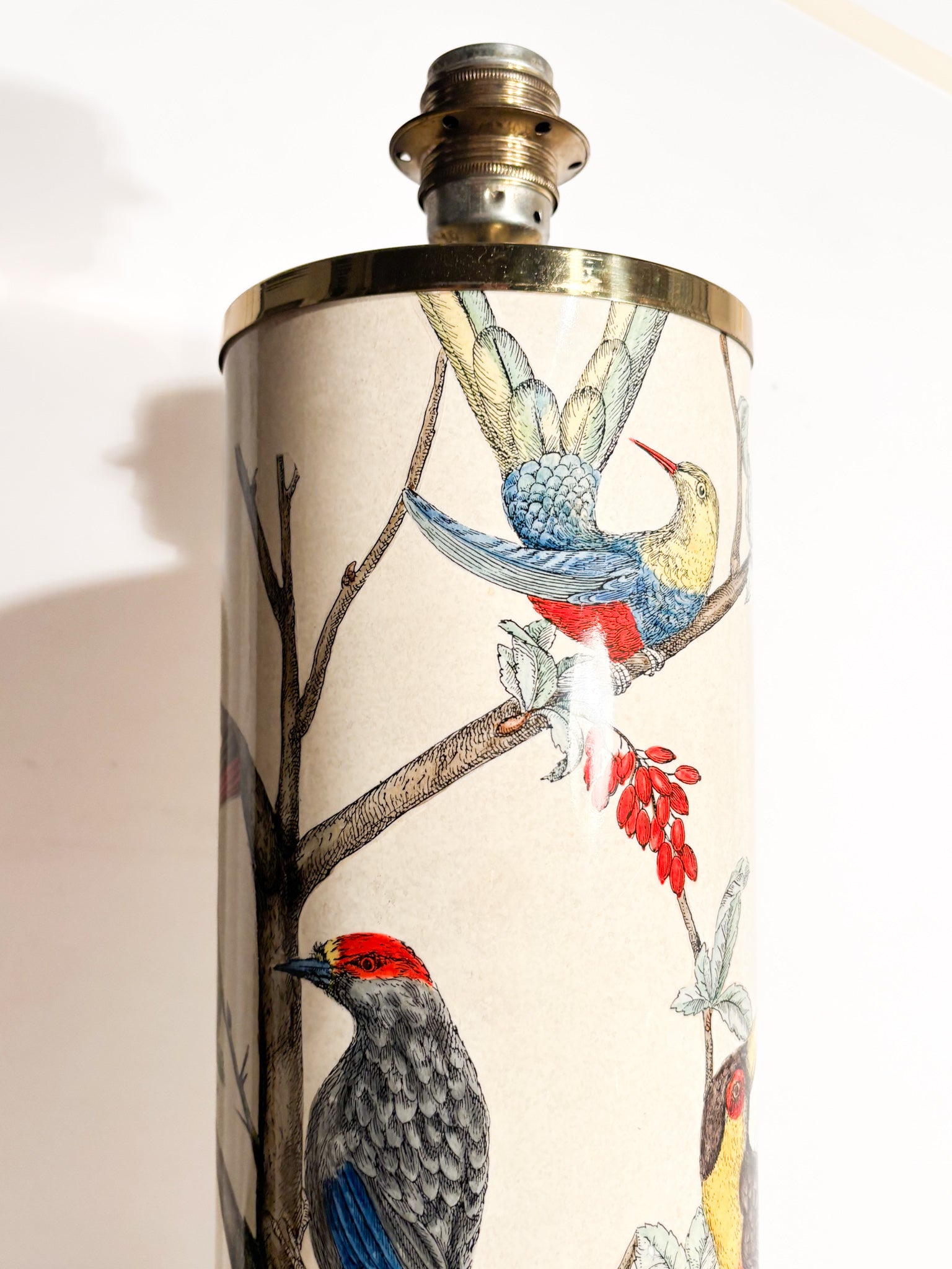 Lampada da Tavolo Serie Uccelli" di Piero Fornasetti Anni 70