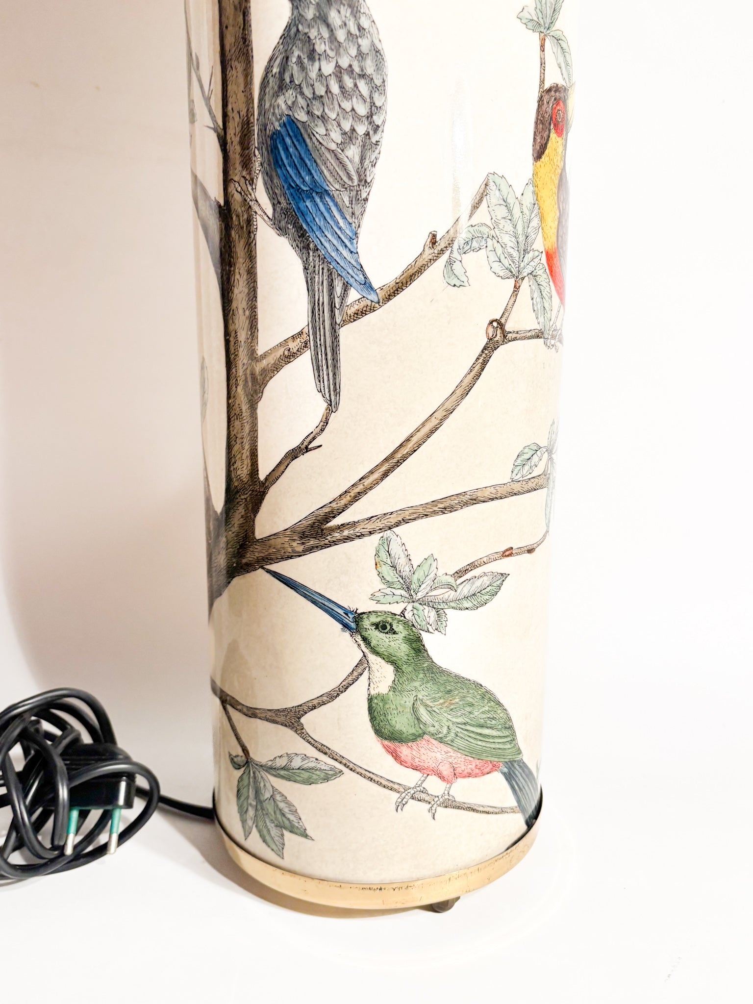 Lampada da Tavolo Serie Uccelli" di Piero Fornasetti Anni 70