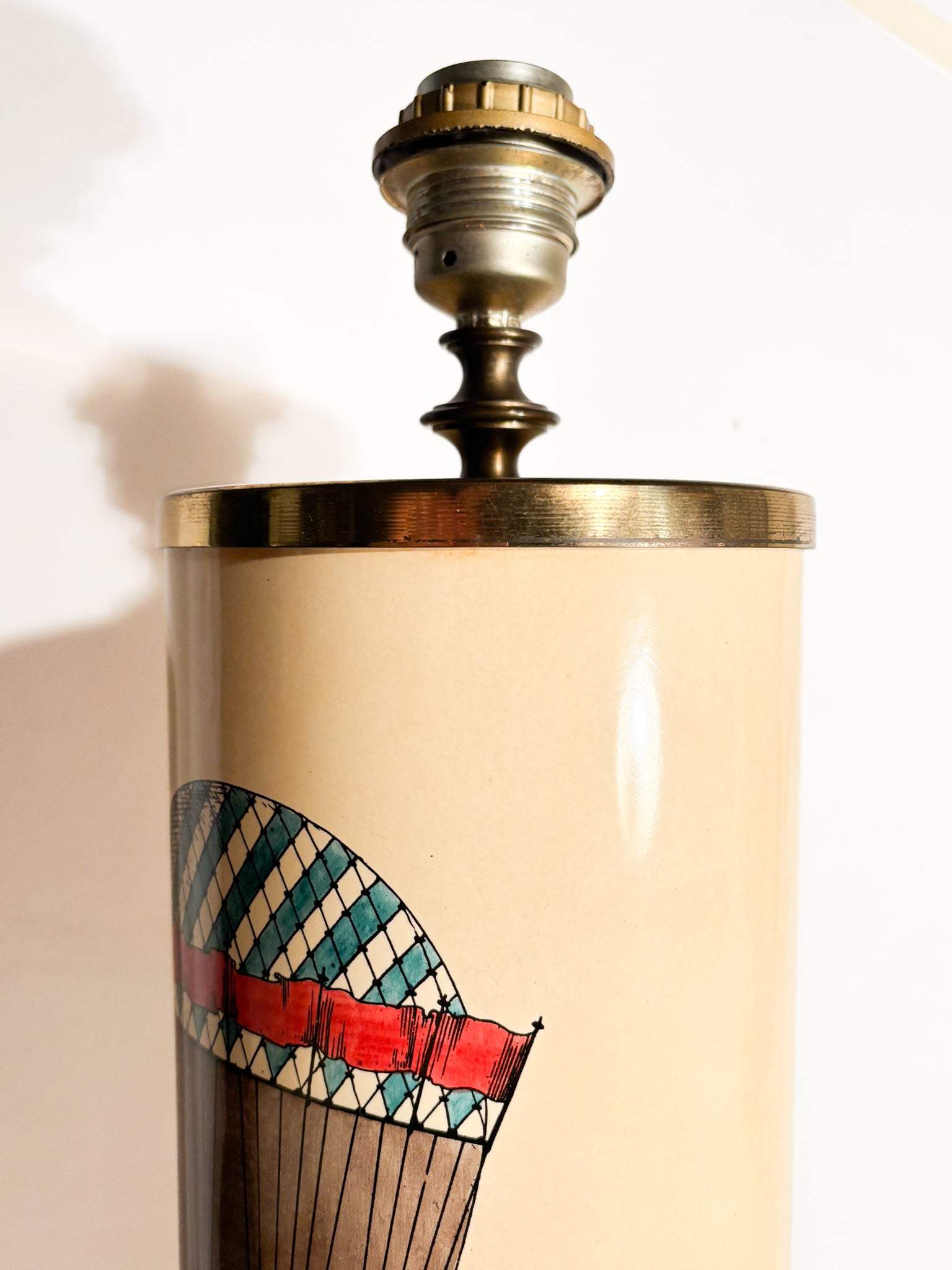 Lampada da Tavolo Mongolfiere di Piero Fornasetti Anni 70