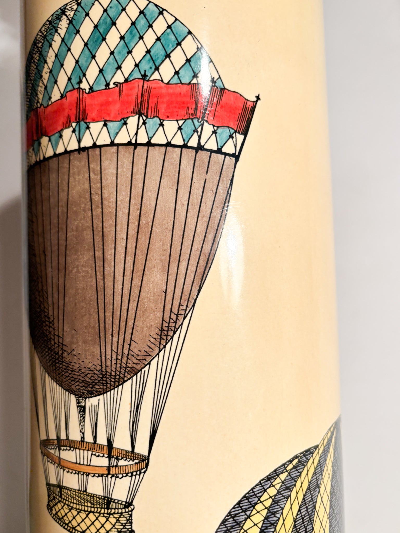 Lampada da Tavolo Mongolfiere di Piero Fornasetti Anni 70