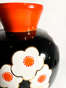 Hand-Painted Perugia Ceramic Vase from the 1950s