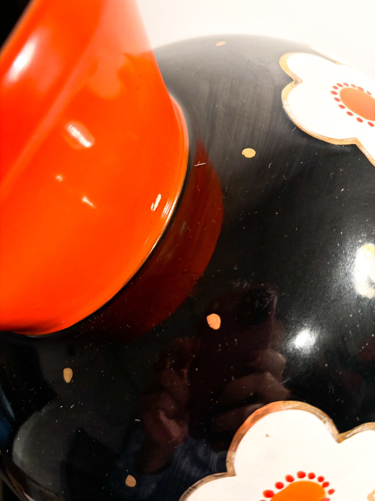 Hand-Painted Perugia Ceramic Vase from the 1950s