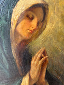 Dipinto Olio su Tela di Soggetto Religioso dei Primi Anni del Novecento