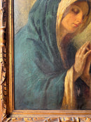 Dipinto Olio su Tela di Soggetto Religioso dei Primi Anni del Novecento