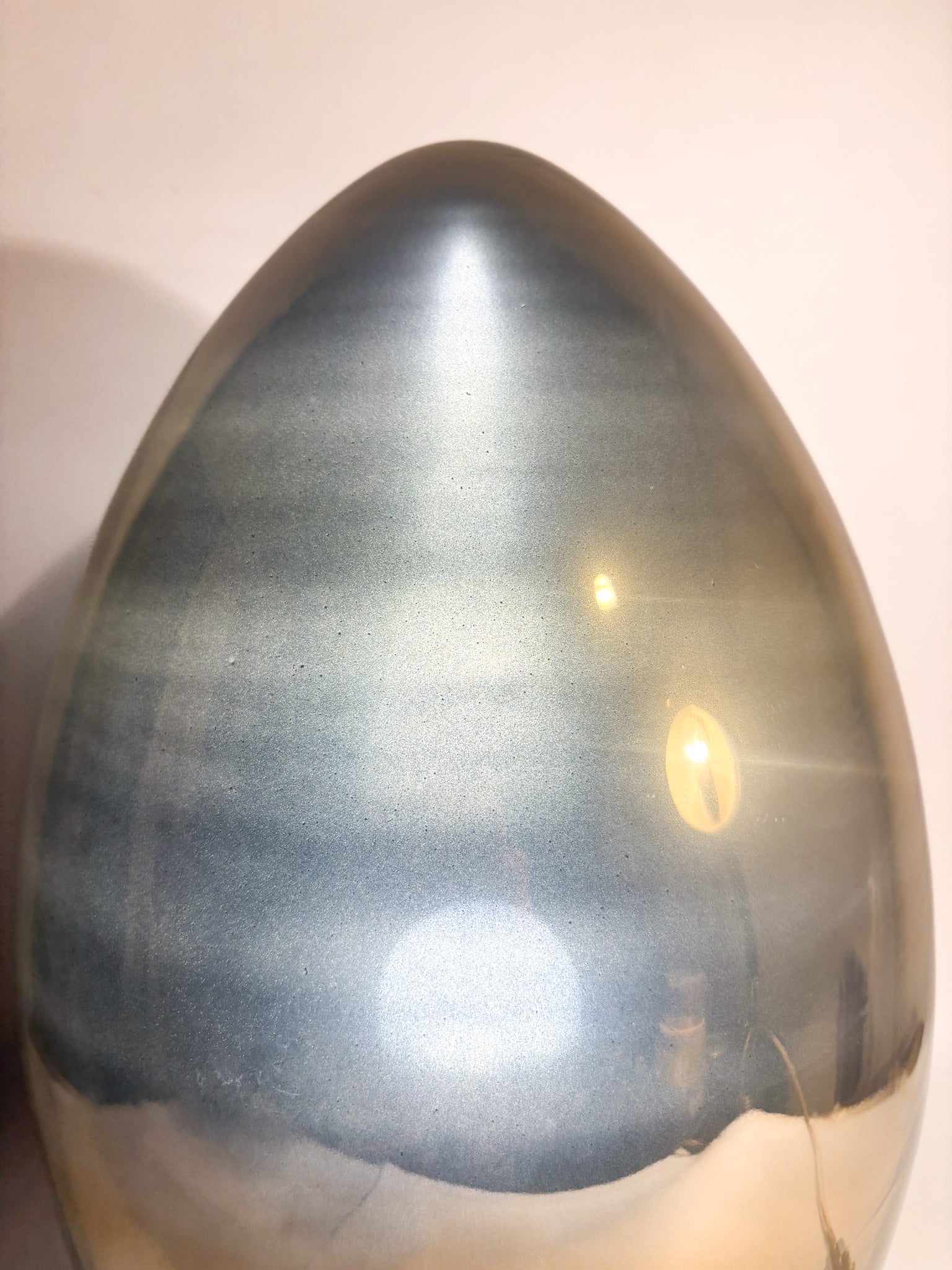 Golden Glass Egg Lamp Prototype by Fontana Arte 1970s
