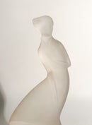 Lalique Crystal Wind Lady Figurine Statue 1930s