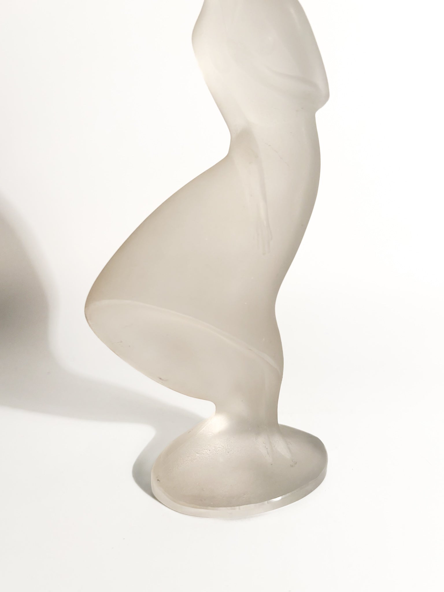 Lalique Crystal Wind Lady Figurine Statue 1930s