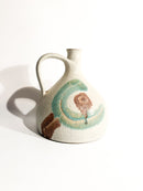 Brocca Vaso in Ceramica Dipinta di Bruno Gambone Anni 70