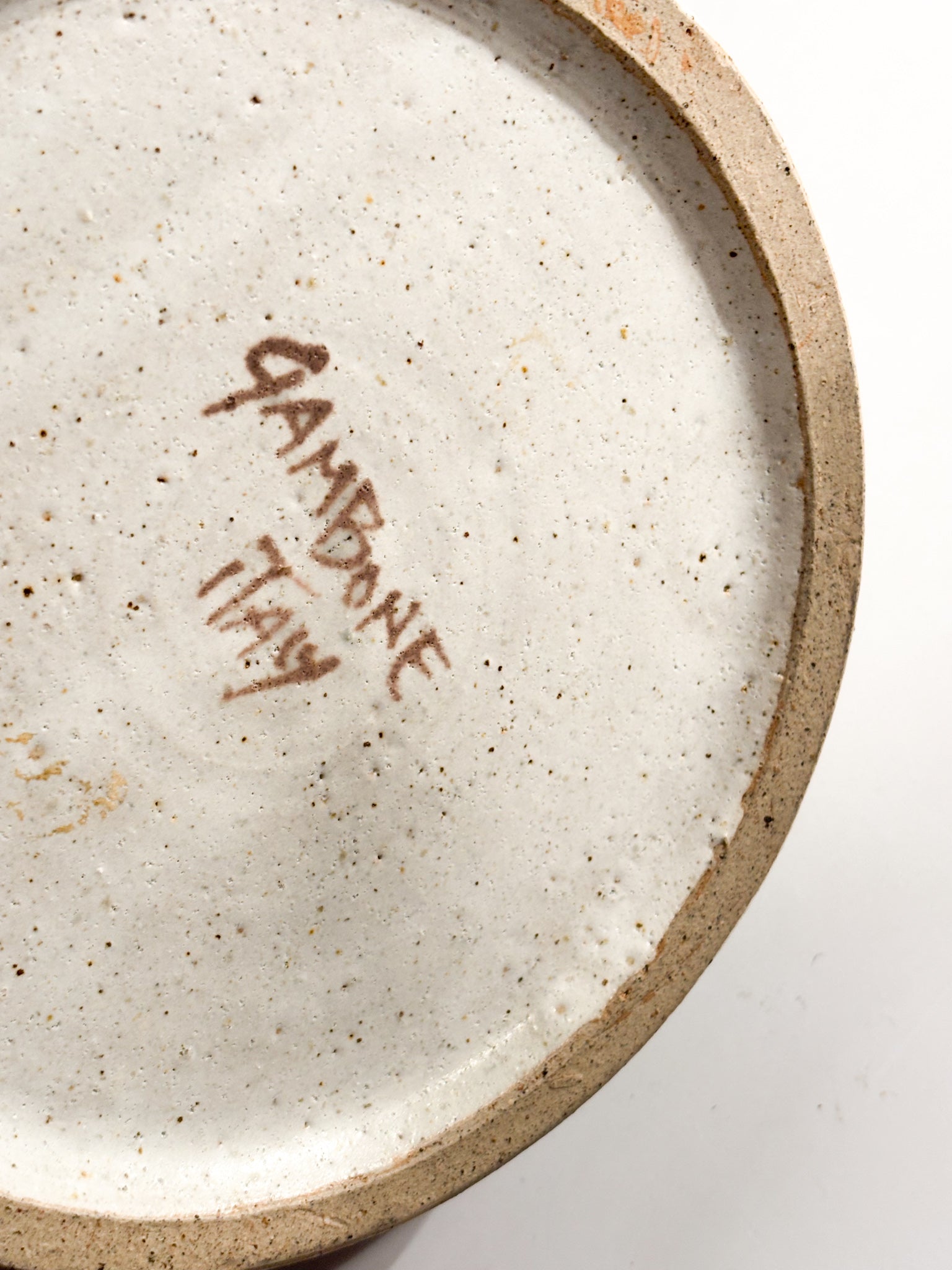 Brocca Vaso in Ceramica Dipinta di Bruno Gambone Anni 70