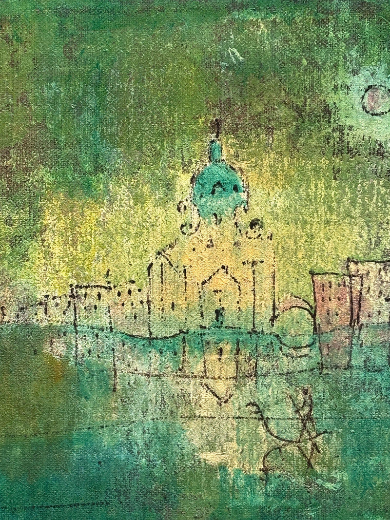 Dipinto Olio su Tela di Venezia di Franco Rognoni nel 1970