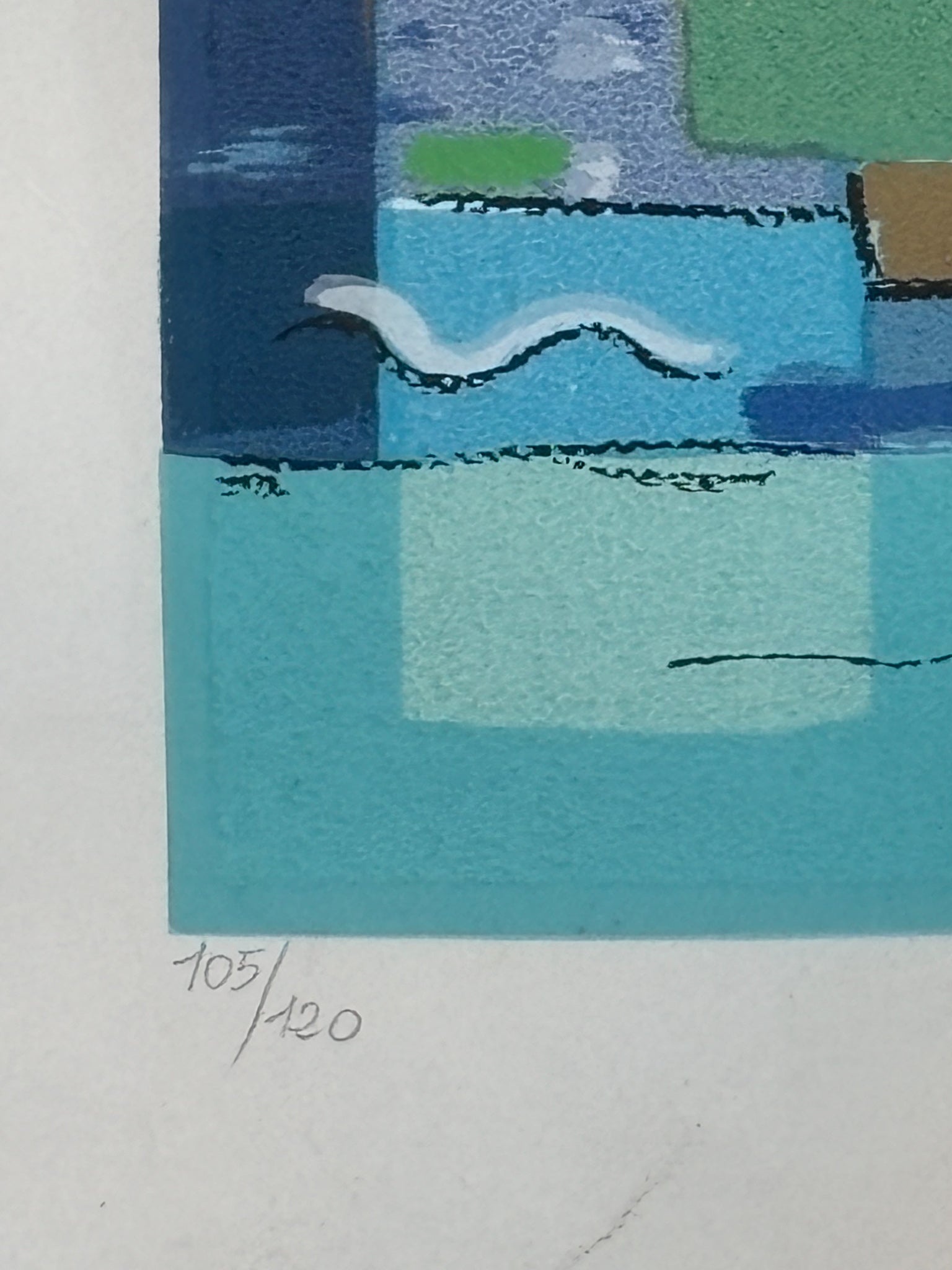 Litografia di "Istanbul" di Ibrahim Kodra Anni 70