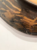 Large Plate in Relief Worked Ceramic and Painted by Ibrahim Kodra 1970s