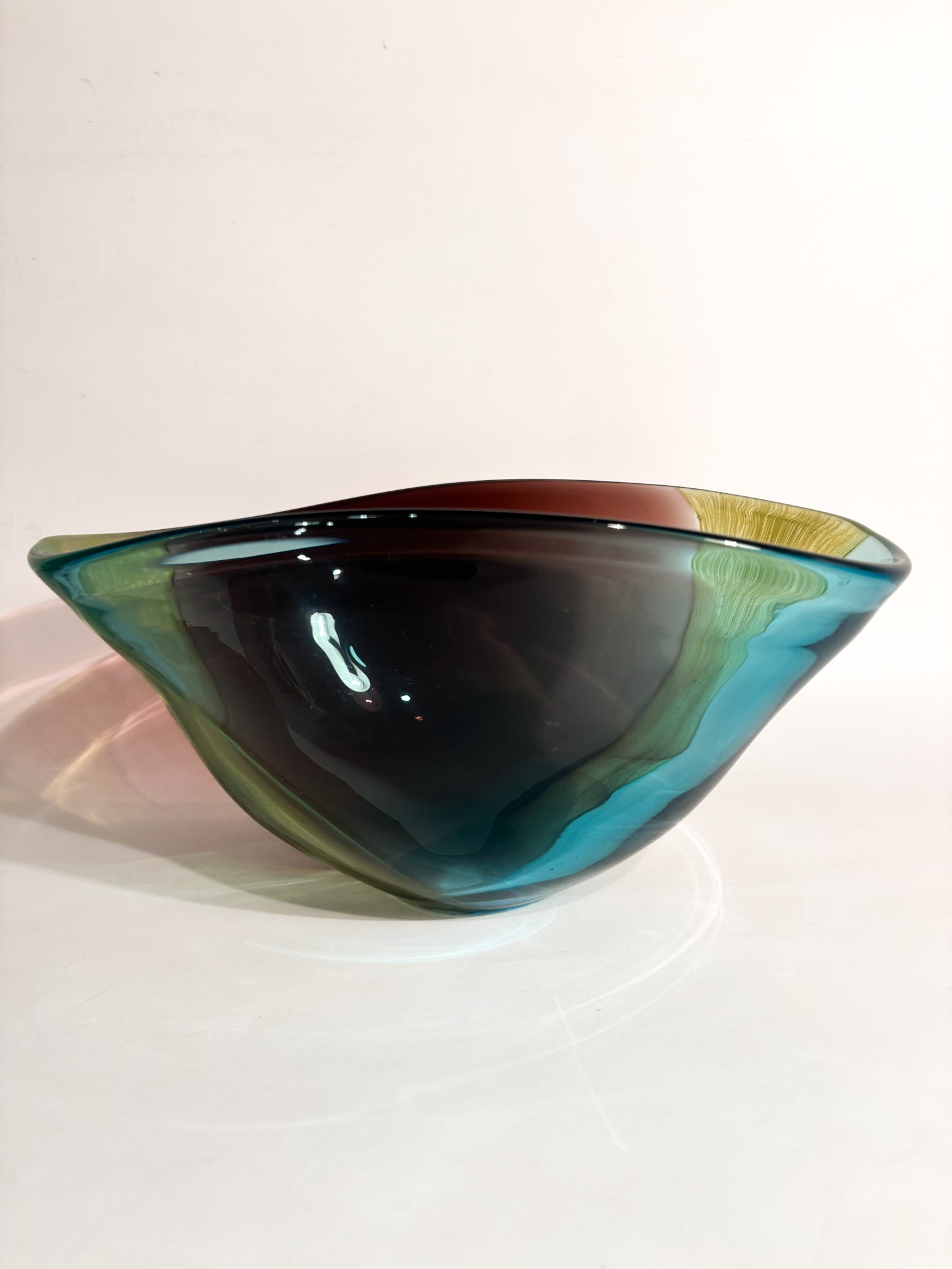 Centrotavola in Vetro di Murano Multicolore Anni 80