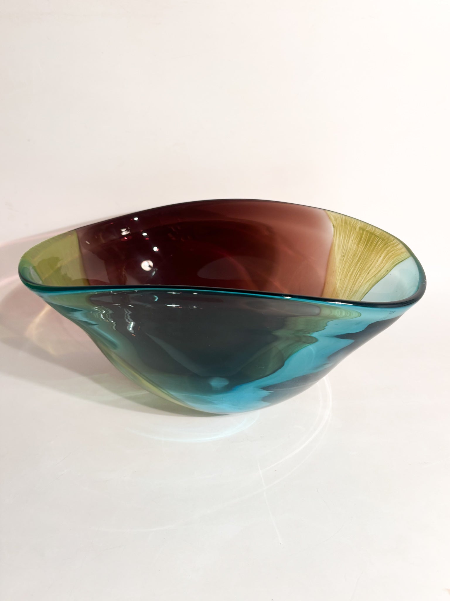 Centrotavola in Vetro di Murano Multicolore Anni 80