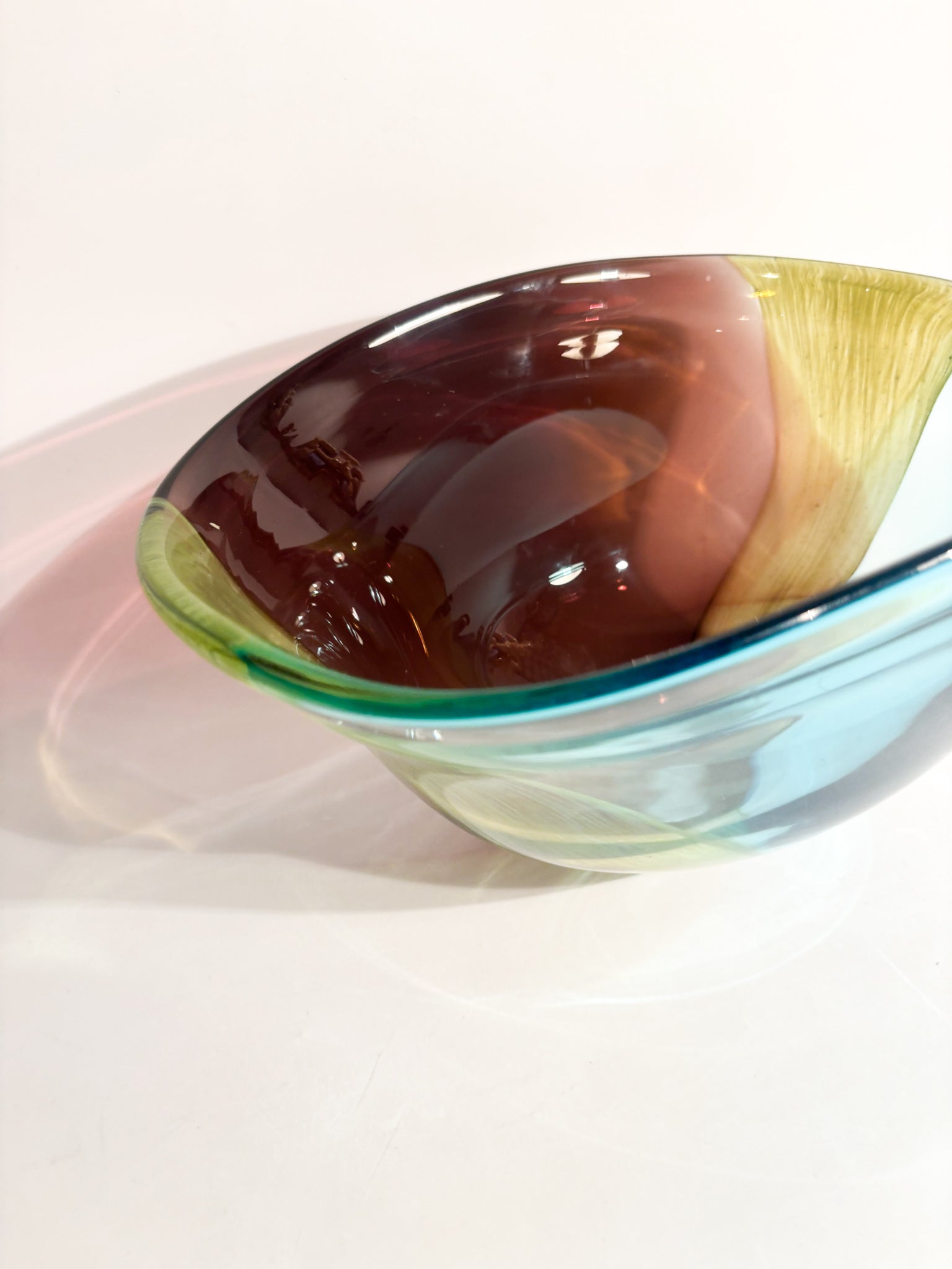 Centrotavola in Vetro di Murano Multicolore Anni 80