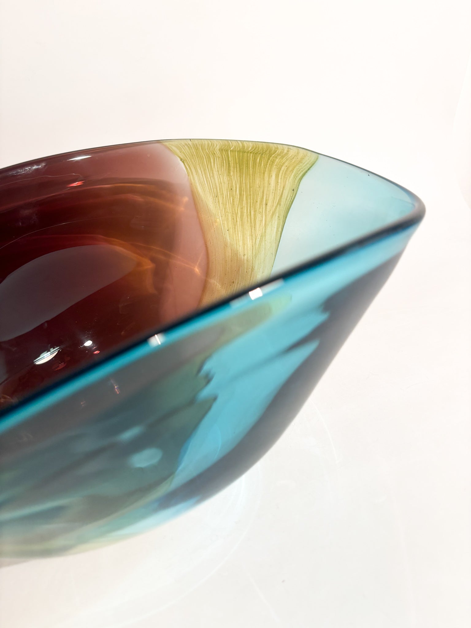 Centrotavola in Vetro di Murano Multicolore Anni 80