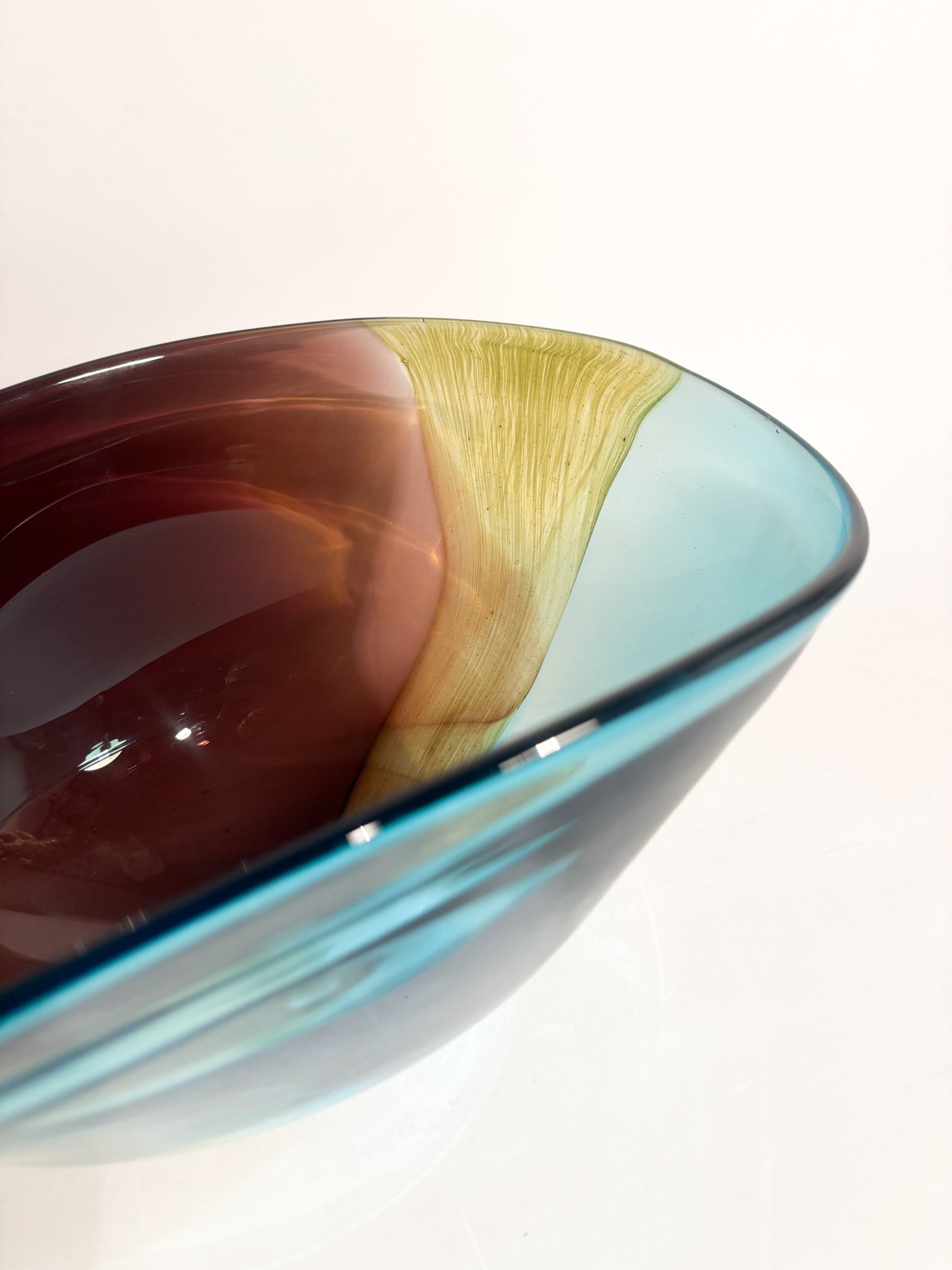 Centrotavola in Vetro di Murano Multicolore Anni 80