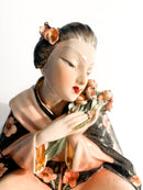 Ceramic Sculpture of Oriental Lady by Bertolotti V.B.C.M. 40s
