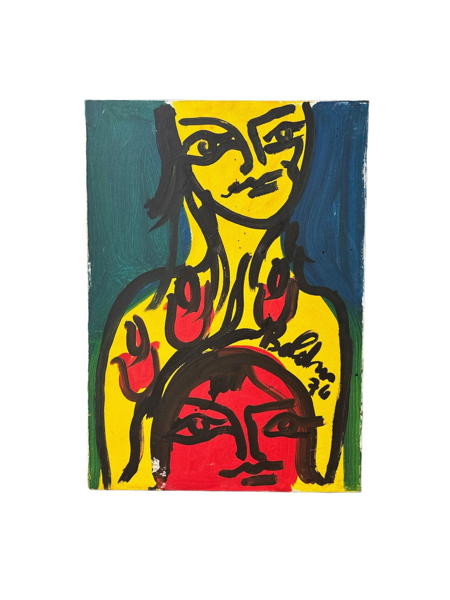 Figurative Oil Painting on Canvas by Gustavo Boldrini from 1976